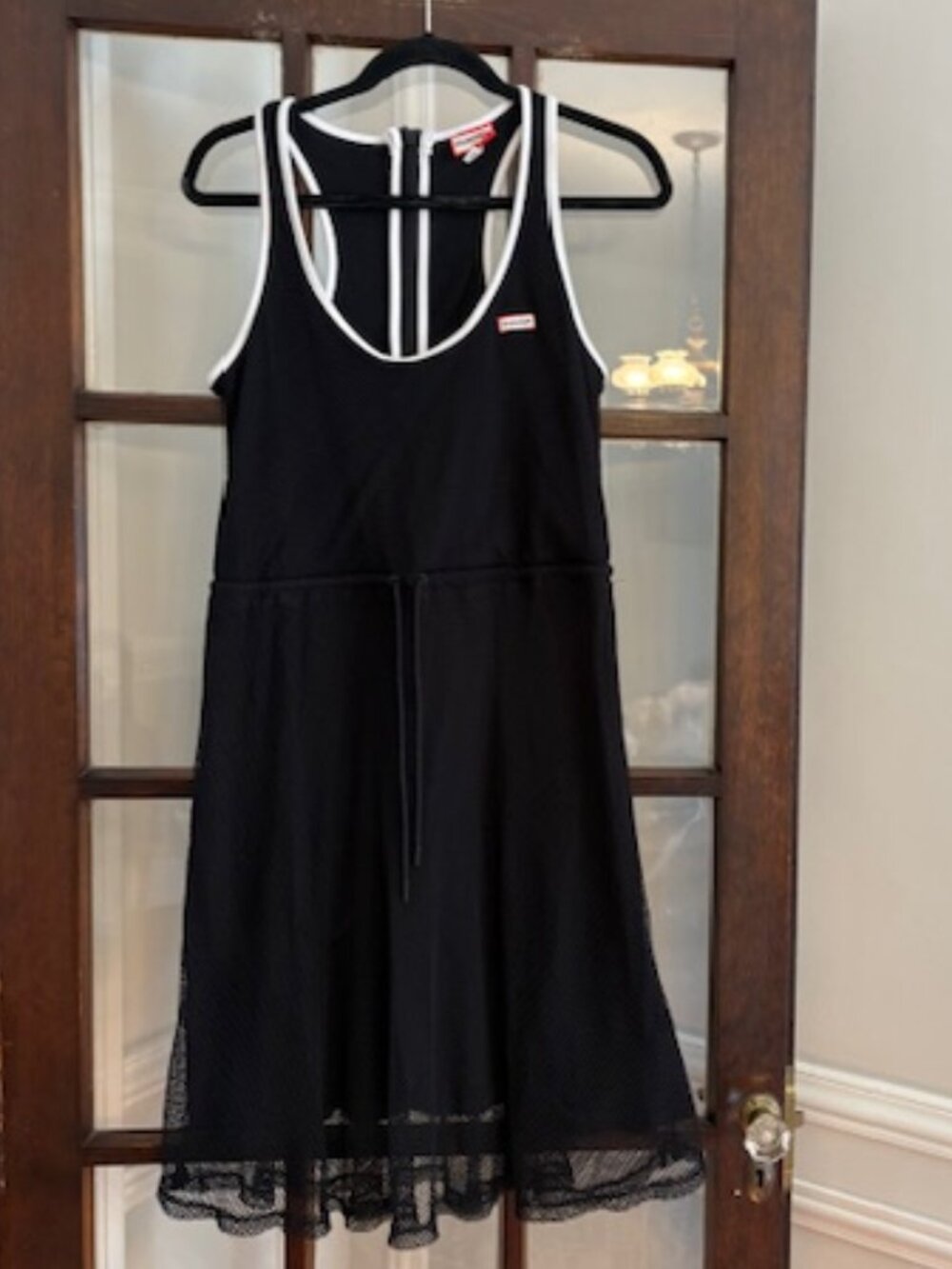 Hunter for Target Black Mesh Racerback Dress, Size Small